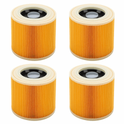 4 Stück Kärcher WD3 WD2 Filter Ersatzfilter, Patronenfilter passend für WD3 WD2 WD3P MV2 MV3 A2004, ersetzt 64145520 6.414-552.0 Wd2-4 Stück Angebot bei HelloDeals