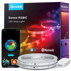 Govee LED Strip 20m, RGBIC LED Streifen mit Segmentcontrol, Musik Sync Angebot bei HelloDeals