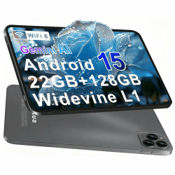 2026 Tablet 10 Zoll, Android 15, Octa-Core, 22 GB RAM + 128 GB ROM (2 TB TF) | WiFi 5G + 2,4G | GPS | Bluetooth 5.0 | 8 MP + 5 MP | Typ-C, Touchscreen– Schwarz Schwarz 10.1 Zoll Angebot bei HelloDeals