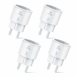 EIGHTREE WLAN Steckdose, Alexa Zubehör WiFi Steckdose mit Strommessung, 16A 4er Pack Wlan Steckdose Angebot bei HelloDeals