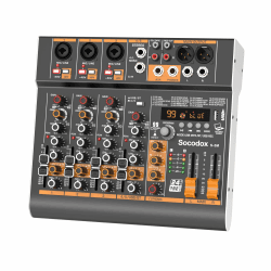 5-Kanal Mischpult Bluetooth 99 DSP-Effekte für Podcast, Karaoke & Streaming Angebot bei HelloDeals