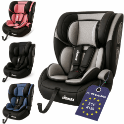 Kindersitz i-Size Autokindersitz, 9-36 kg ab 15 Monate (bis 12 Jahre) Autositz ECE R129/03, Gruppe 1/2/3 Kinderautositz höhenverstellbare Kopfstütze uvm, Grau Angebot bei HelloDeals