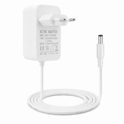 Netzteil 12V 3A 36W, Steckernetzteil 5,5×2,5mm, 1,2m Kabel, Weiß Angebot bei HelloDeals