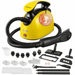 Waitbird Dampfreiniger, Polstermöbelreiniger, mit 21‑teiliges Zubehör‑Set Gelb Angebot bei HelloDeals