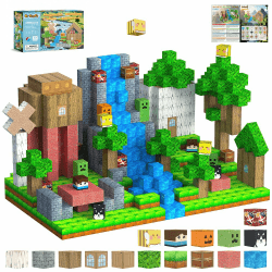 Magnetische Bausteine 108 Teile Magnetbausteine Magnetblöcke Magnete Kinder ab 3 4 5 6 7 8 9 Jahre Montessori Spielzeug Kreatives für Jungen Mädchen Geburtstag Geschenk Bauwelt Angebot bei HelloDeals