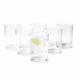 Amazon Basics Trinkgläser, 6-Teiliges Set, 325,3ml, Spülmaschinenfest Angebot bei HelloDeals