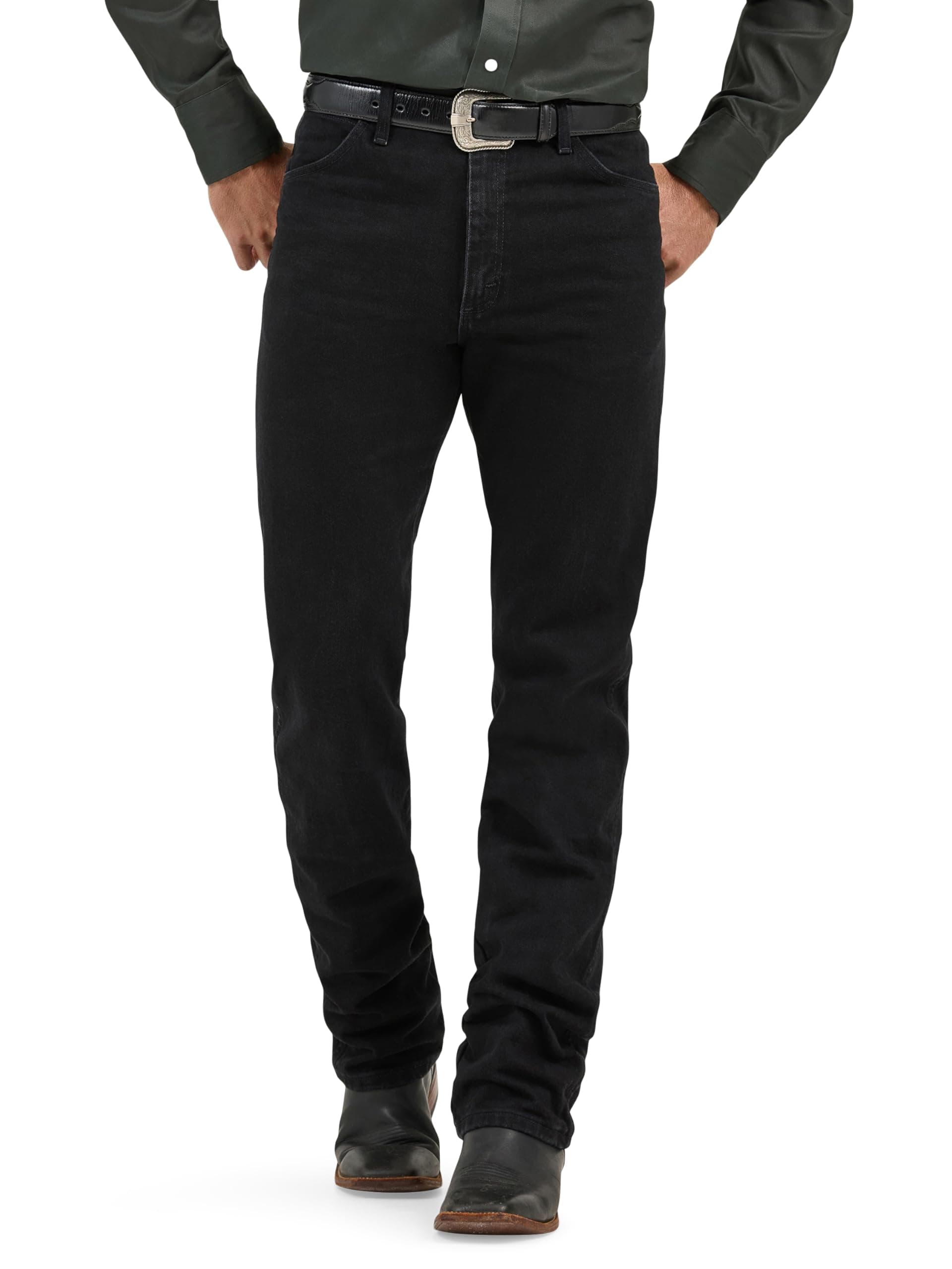 Wrangler Herren Jeans 13MWZ Bootcut Passform 44W / 32L Shadow Black Angebot bei HelloDeals
