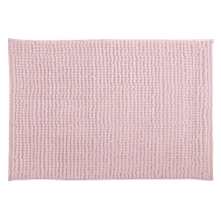 MSV – Chenille-Mikrofaser-Badematte – Langflorig, rutschfest – Maschinenwaschbar – Praktische Aufhängeschlaufe – Optimaler Komfort und Hygiene – Pastellrosa – Einzelmatte – 40 x 60 cm Hellrosa 60 x 40 cm (Rechteckig) Angebot bei HelloDeals