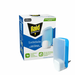 Raid Essentials LED Lichtfalle, Insektizidfrei, 1 Lichtfalle & 1 Nachfüllpackung Angebot bei HelloDeals
