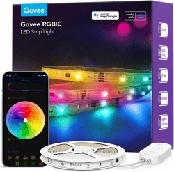 Govee LED Strip 10m, Smart RGBIC LED Streifen Lichterkette mit Alexa Angebot bei HelloDeals