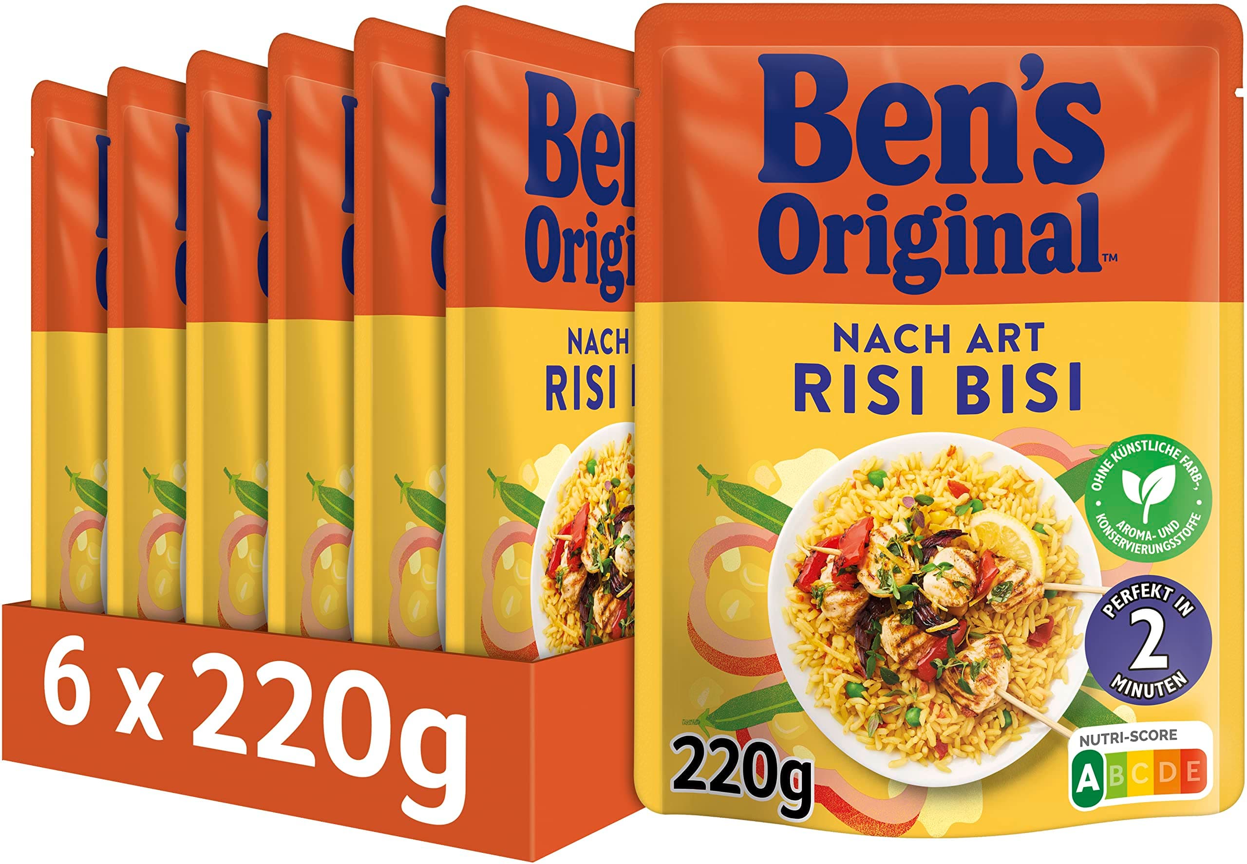 Ben's Original Express Reis Risi Bisi 6 x 220g, Multipack 220 g (6er Pack) Risi Bisi Angebot bei HelloDeals
