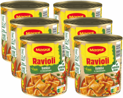 MAGGI Gemüse-Ravioli in Tomatensauce, 6er Pack (6 x 800g) 800 g (6er Pack) Angebot bei HelloDeals