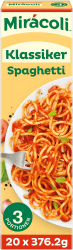 Mirácoli Fertiggericht Klassiker Spaghetti, 3 Portionen, 20 x 376.2g Klassiker Spaghetti 376.2 g (20er Pack) Angebot bei HelloDeals