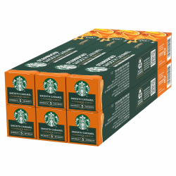STARBUCKS by Nespresso, Helle Röstung, Karamell Aromatischen Kaffeekapseln 6 x 10 (60 Kapseln) Angebot bei HelloDeals