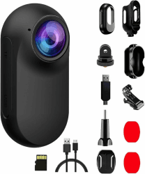 Xilecam Mini Body Cam mit 32GB Speicherkarte, Tragbare Freihändige Kamera Schwarz Angebot bei HelloDeals