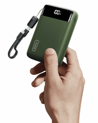 INIU 20000mAh Power Bank, Klein 22.5W Schnellladung Externe Handyakkus Grün Angebot bei HelloDeals