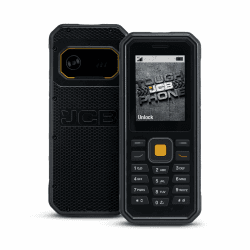 JCB Tradesman 4 Robustes 4G Outdoor Tastenhandy | SIM-frei ohne Vertrag | Dual Nano-SIM | IP68/IP69K | MIL-STD-810G/810H | Große Tasten | 64MB RAM + 128MB ROM | USB-C | Schwarz Angebot bei HelloDeals