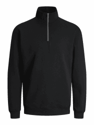 JACK & JONES Male Kapuzenjacke Einfarbig Kapuzenjacke Smart casual XXL Schwarz Angebot bei HelloDeals