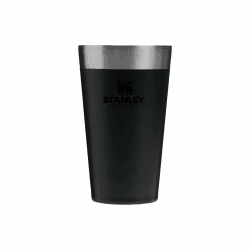 STANLEY Adventure Stacking Bierkrug 473 ml - Edelstahl Hält 4 Stunden Kalt - BPA-Frei - Stapelbare Doppelwandiger, Vakuumisolierter - Spülmaschinenfest - Black 2.0 Angebot bei HelloDeals