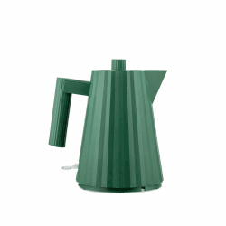 Alessi Plissé MDL06/1 GR - Design Elektrischer Wasserkocher, aus Thermoplastischem Harz, Europäischer Stecker 2400 W, 100 cl, Grün Angebot bei HelloDeals