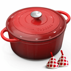 Gusseisen Topf Brotbackform, 26cm 5L Dutch Oven Brot Backen Angebot bei HelloDeals