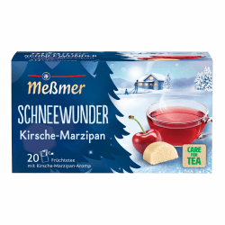Meßmer Schneewunder | Früchtetee mit Kirsche-Marzipan-Aroma| 20 Teebeutel | Vegan | Glutenfrei | Laktosefrei SCHNEEWUNDER Kirsche-Marzipan 20 Teebeutel Angebot bei HelloDeals