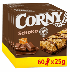 Corny Classic Schoko, Müsliriegel mit Schokolade, 60 x 25g 60 x 25 g Schoko Angebot bei HelloDeals