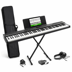 Alesis Recital Play 88-Tasten Keyboard Piano Bundle mit Zubehör Angebot bei HelloDeals