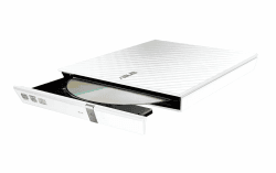 ASUS SDRW-08D2S-U Lite externer Slim DVD Brenner weiß Angebot bei HelloDeals