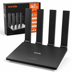 Tenda 4G LTE Router mit SIM Karte Modem N300 WLAN Cat4 4G03 Pro V2.0-4 Faltbare Antennen, USB-C Powerbank-Betrieb, LAN/WAN, Plug&Play, Mobiler für Wohnmobil, Camping, Homeoffice & Garten Angebot bei HelloDeals