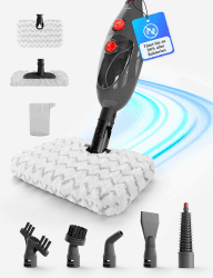 Media Evolution Dampfreiniger Steam-It Max – 7 in 1 – Für Boden & Fenster – Auch als Handdampfreiniger nutzbar – Kabelgebundener Elektrischer Dampfbesen Angebot bei HelloDeals