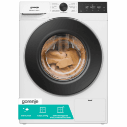 Gorenje W5G484A3P1 Waschmaschine mit Dampffunktion /8 KG /1400 U-Min/ConnectLife /15 Programme/UltraClean/AquaStop/SteamTech /30% besser als Energieeffizienzklasse A/Weiß 8 kg, Weiß, New Angebot bei HelloDeals