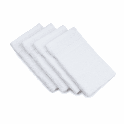 Gözze - New York Gästehandtuch, 4er Set, Weich und saugfähig, 100% Baumwolle, 30 x 50 cm - Weiß Weiß 30 x 50 cm Angebot bei HelloDeals