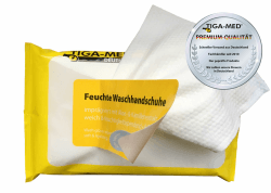 TIGA-MED Feuchte Waschhandschuhe – 24×8 Stück (192) – mit Aloe Vera & Kamillenextrakt vorimprägniert – Einmal-Waschhandschuh für Pflege, Alltag & unterwegs Angebot bei HelloDeals