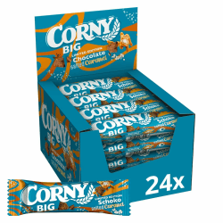 Müsliriegel Corny BIG Schoko Salted Caramel | Schokolade & Salted Caramel | 24 x 40 g Angebot bei HelloDeals
