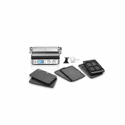 Braun MultiGrill 9 CG 9047 Kontaktgrill mit Grill-, Flach- und Waffelplatten, Grillpositionen: Kontakt, BBQ, Ofen, Spülmaschinenfeste Platten, Fettauffangschale, 230° Höchsttemperatur, Boost-Funktion 3-in-1 XL Grill, 3 Plattensets Angebot bei HelloDeals