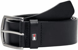 Tommy Hilfiger Herren Gürtel 100 Schwarz (Black) Angebot bei HelloDeals