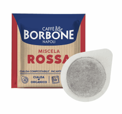 Caffè Borbone Kompostierbare Kaffeepads, Rote Kaffeemischung - 150 Pads - Umweltfreundliche Verpackung - Kompatibel mit ESE System Papier Pads 44 mm Kaffee 150 Pads Rote Mischung Angebot bei HelloDeals