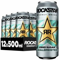Rockstar Energy Drink Zero Sugar Waldmeister, 12x500ml – koffeinhaltig Waldmeister 500 ml (12er Pack) Angebot bei HelloDeals