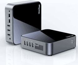 DreamQuest Mini PC Windows 11 Pro, Intel 12. Gen N95 (bis zu 3,4 GHz), 16GB DDR4 512GB M.2 SSD Mini Desktop Computer, 4K UHD, USB 3.2, Gigabit Ethernet, Dual-Band WiFi, Mikro PC für Büro & Heimkino Grau（01 N95 16+512) Angebot bei HelloDeals