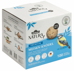 Dehner Natura Premium Meisenknödel ohne Netz, Karton, 100 x je 90 g (9 kg) Angebot bei HelloDeals