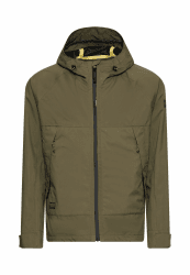camel active Herren teXXXactive® Blouson mit Kapuze 48 Olivgrün Angebot bei HelloDeals