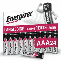 Energizer Advanced - AAA Batterien (24 Stück) - 1,5V Alkali-Batterien AAA (24 Stück) Angebot bei HelloDeals