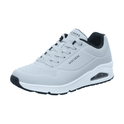 Skechers Herren UNO Stand On AirSneaker 41.5 EU Light Gray Durabuck Black Trim Angebot bei HelloDeals