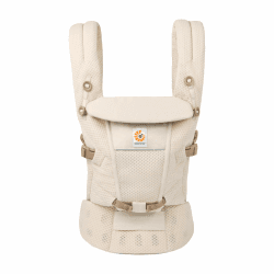 Ergobaby Adapt Babytrage für Neugeborene ab Geburt 0–48 Monate SoftFlex Mesh Natural Beige Angebot bei HelloDeals