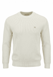 Calvin Klein Herren Ls Ez Cotton Waffle Crwnk SWTR 9 Lv04rd313g Pullover (1er Pack) 3XL Große Größen White (Tofu) Angebot bei HelloDeals