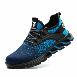 SUADEX Sicherheitsschuhe Arbeitsschuhe Stahlkappe Herren Damen 38 EU 0 Blau Angebot bei HelloDeals