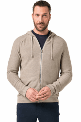 JP 1880 Herren Strickjacke 3XL Graubraun Angebot bei HelloDeals