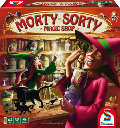 Schmidt Spiele 49468 Morty Sorty, Magic Shop, Famileinspiel, Strategiespiel, Blau, Grün, Gelb Angebot bei HelloDeals