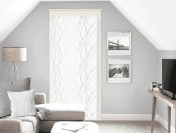 Soleil d'ocre Scheibengardine "Liane", Polyester, weiß, 70 x 200 cm Weiß H200 x B70 cm (1er Pack) Angebot bei HelloDeals
